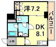 ラ・セーヌ西宮の間取り画像