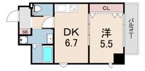 メインステージ甲子園口の間取り画像