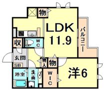 MINT甲子園五番町の間取り画像