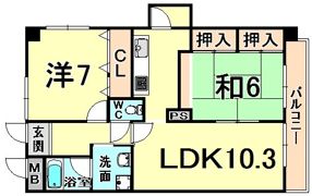 ソリオ北園田の間取り画像