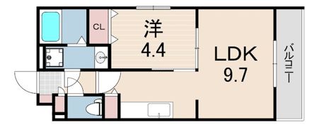 CITY Z 西宮2の間取り画像