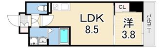 LIVIAZ KOBE LAMERの間取り画像