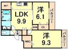 グリーン・ヒル甲東の間取り画像
