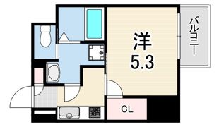 フォーリアライズ昭和南通1の間取り画像