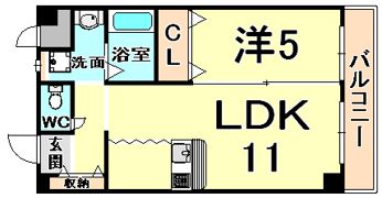 アンアークの間取り画像