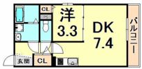 フジテラス甲東園の間取り画像