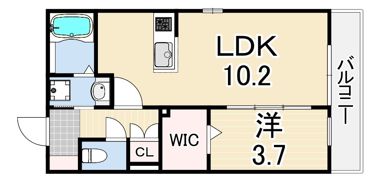 ネオメゾン東灘の間取り画像