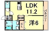 アルバ上甲東園の間取り画像