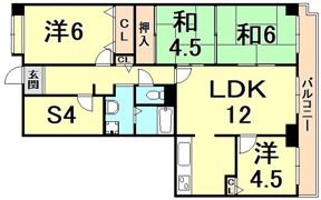 エスタ西宮の間取り画像