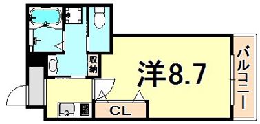 ワコーレヴィータ甲子園口の間取り画像