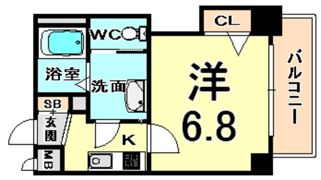 Luxe尼崎westの間取り画像