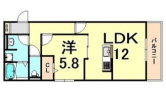 ソラーレ名神町の間取り画像