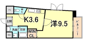 キャッスルプラザ甲子園アネックスの間取り画像