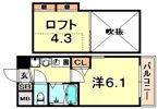 エステムコート三宮EASTポルトマーレの間取り画像