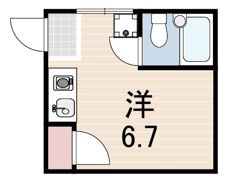 光ハイツの間取り画像