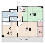 フォンテーヌ甲東園の間取り画像