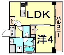 CODE西宮甲子園口の間取り画像