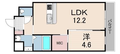 グランデュオ三宮2の間取り画像