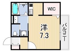 セジュール芦屋川の間取り画像