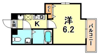 ダイドーメゾン神戸六甲の間取り画像
