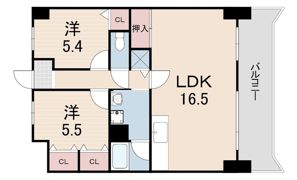 グランドール園田の間取り画像