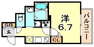 アドバンス神戸アルティスの間取り画像