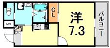 ステラハウス鳴尾の間取り画像