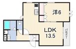 フェリシア六番町の間取り画像