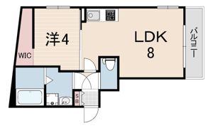 MOVE甲子園EASTの間取り画像