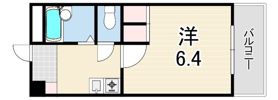 西宮SKYハイツの間取り画像