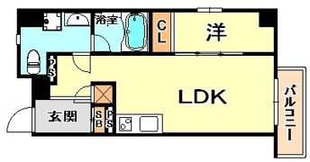 アルミュール甲南山手の間取り画像