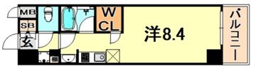 アスヴェル神戸元町海岸通の間取り画像