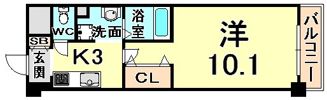 クレスト園田の間取り画像