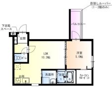 フジパレス尼崎常光寺の間取り画像