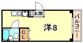 グランディール福住の間取り画像