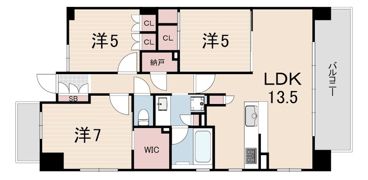 シエリア西宮武庫川の間取り画像