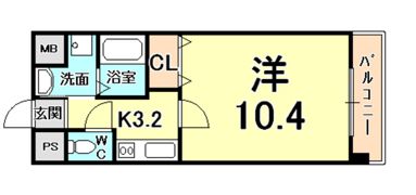 キャッスルプラザ甲子園アネックスの間取り画像