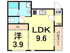 ウエストアビー西宮の間取り画像