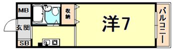 グランディール宝津の間取り画像