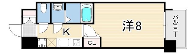 リヴィアス神戸SOLEILの間取り画像