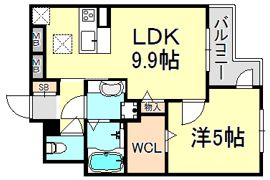 テラコート北野坂の間取り画像