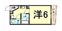 マックス甲東園の間取り画像