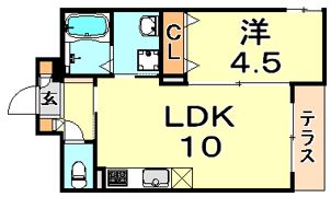 ラ・フロール大倉山の間取り画像