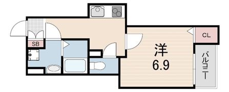 MIRAGE 武庫川の間取り画像