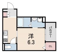 MIRAGE 武庫川の間取り画像