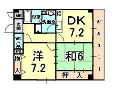 サンフォレスト岡の間取り画像