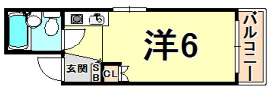 ホワイトコート北口の間取り画像