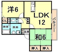 イーストハイムIIの間取り画像