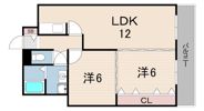 ベル上甲子園の間取り画像