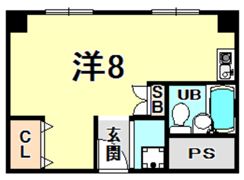 エルマーナ香枦園の間取り画像